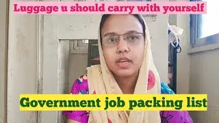 Government job packing list, everything u need with name , मैने क्या  pack Kiya🤔, hostel essentials
