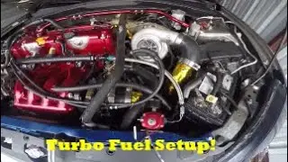 Day before dyno! Fuel Return Setup (RSX)