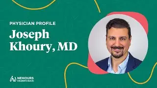 Meet Dr. Joseph Khoury, Your Orthopedic Surgeon | Nemours Children’s Hospital, Florida