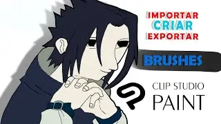 Como Importar, Criar e Exportar BRUSHES no CLIP STUDIO PAINT | (ganhe #dinheiro  com seus produtos)