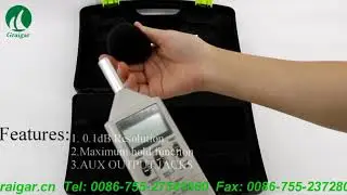 Digital Sound Level Meter TES-1350A Sound Analyzer Frequency Range 31.5Hz to 8KHz