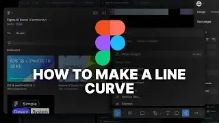 How to make a Line curve in Figma | [2024]