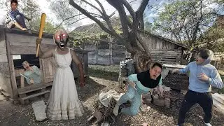 GRANNY SE POJAVILA NA SELU I NAPALA NAS SA PALICOM! *pokušala me uhvatiti i ubiti*