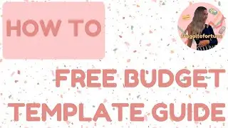 HOW TO | Free Budget Template