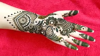 Eid 2025 Special Mehndi Design || Simple Stylish Easy Arabic Mehndi Design for Hand