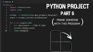 Python project for fun 😂 prank on your friend's computer | learn python 