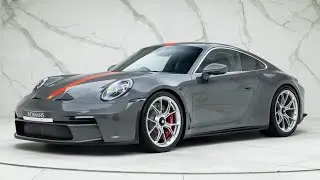 2022 Porsche 911 (992) GT3 Touring - Agate Grey - Walkaround & Interior & Revs [4K]