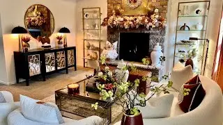 NEW*  FALL 2023 DECORATING IDEAS | Warm & cozy LIVING ROOM REFRESH | MODERN COUCH | SETTLEIN