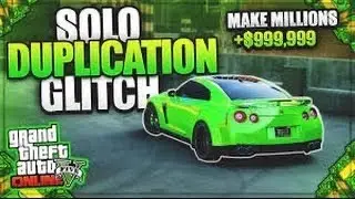 *NEW* GTA 5 Solo Car Duplication Glitch! WORKAROUND!! (SOLO GTA 5 Online Money Glitch)