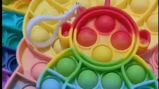 Rainbow🌈Asmr🔥No Talking 🔥Satisfying pop it🔥Popit🔥Tapping🔥Diy TikTok 🔥Fidget toy🔥Compilation  #shorts
