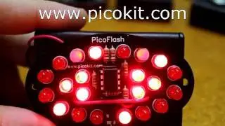 LED Chaser & Flasher Kit with robot brain