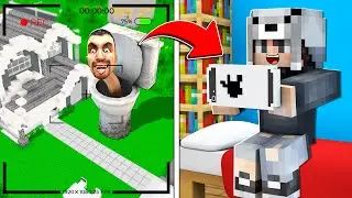 SKİBİDİ TUVALET ADAMI KAMERADA YAKALADIM - Minecraft