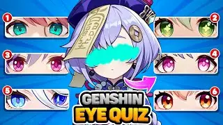 GENSHIN EYE QUIZ 👀🕹️ GUESS 50 CHARACTERS BY THEIR EYES 🔥⭐️ | GENSHIN IMPACT QUIZ