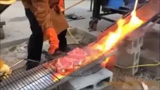 Гриль на лаве