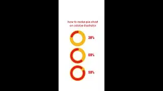 How to make pie chart in adobe illustrator