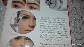 IŞIKLI OTOMATİK EPİLATÖR VE KIL ALMA CİHAZI İNCELEMESİ  #ayınkanalı