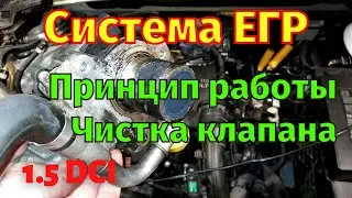 Система ЕГР Принцип работы Чистка клапана ЕГР 1.5dci с охлаждением