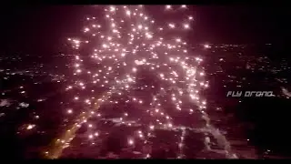 Fire works Diwali Aerial View | INDIA | DJI Phantom 4 pro