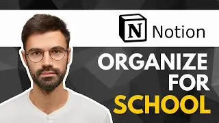 How To Organize For School With Notion (Free template + widgets) | Easy Tutorial 2025