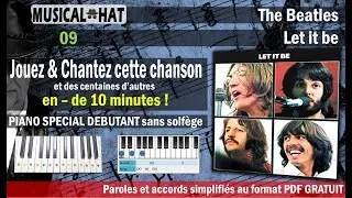 CHANSON 09 / THE BEATLES - LET IT BE (TUTO 01 PIANO)
