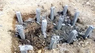 Mini House construction - pile foundation #1