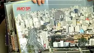 quadro Amo SP com a fotógrafa Cláudia Jaguaribe no Espaço Mix