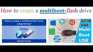 How to make a multiboot usb drive || multiboot usb || ventoy