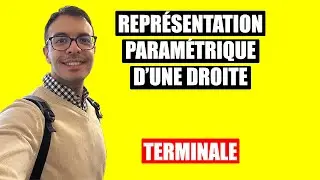 Représentation paramétrique d'une droite