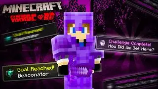 Completing All ADVANCEMENT In Minecraft Hardcore