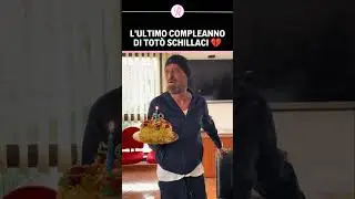 This is how TOTÒ SCHILLACI celebrated his LAST BIRTHDAY 🥹💔