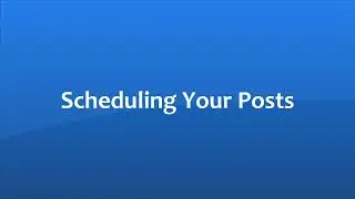 Creating a Facebook content Marketing  calendar and scheduling Post