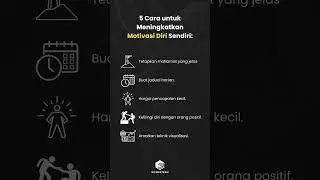 5 cara untuk meningkatkan motivasi diri 🔥 #shorts #motivation #ebook