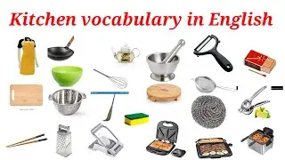 Kitchen Vocabulary in English | Englishpractice #englishvocabulary.