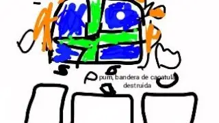 bandera de cactus ball siendo destruida