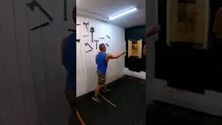 СКАНФ безоборотное метание  шпателя🤪 SKANF no-spin throwing of a painting spatula 
