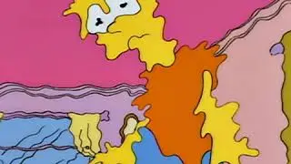 Los Simpson - Homer - Lisa, el que ya midas 3 metros no te da derecho a decirme lo que debo hacer