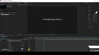 Type Writer text effect tutorial | No Script | Easy | one minute Tutorial