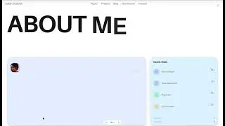 Nuxt with Gsap Portfolio Template (In Construction)