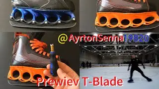 Обзор необычных хоккейных коньков для фристайла Prewiev skates t blade Bauer Nexus Vapor V 76 F1 1