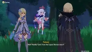 Genshin Impact Story mode.
