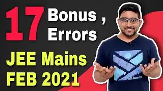 Bonus + Error In Jee mains 2021 Feb Answer key | Jee mains Result & Form Fillup 2021 | Jee main news