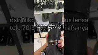 KAMERA DSLR NIKON D750 + LENSA TELE 70 300 AFS