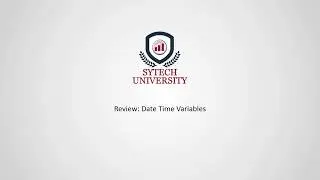 Date Time Variables