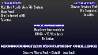 NeonModdingTeam Recruitment Challenge (Open)