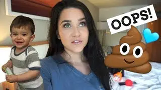POOP ON THE FLOOR OF THE HOTEL ROOM!?