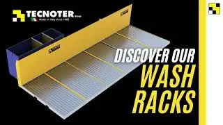 A revolutionary washing system: discover the Tecnoter wash racks