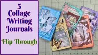 5 Handmade Collage Writing Junk Journals