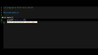 Hello world!   C programming #shorts