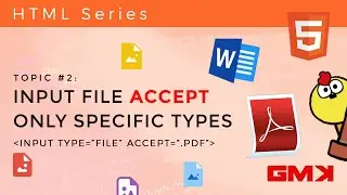 HTML #2 🟠 How to make input type file accept only specific types 🍹 🍥 in Urdu Hindi
