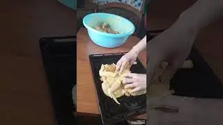 запечённая курица и окорочка